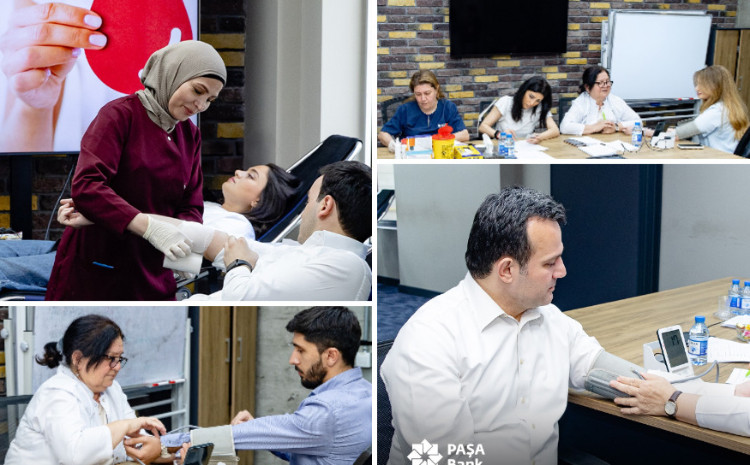 "PAŞA Bank" “Talassemiyasız həyat naminə” devizi ilə qanvermə aksiyası keçirib 