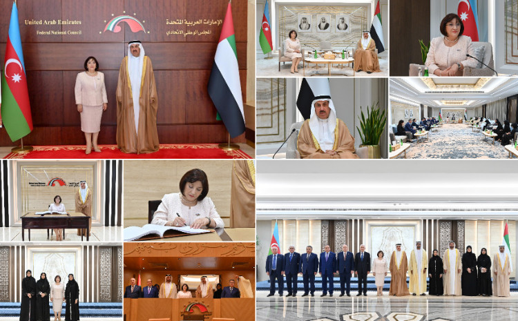 Сагиба Гафарова встретилась со спикером Федерального Национального Совета Объединённых Арабских Эмиратов Сагром Гобашем 