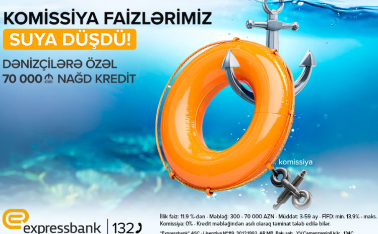 Dənizçilər üçün sərfəli kredit təklifi! 
