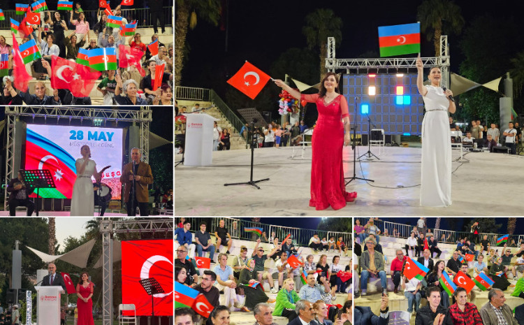 İzmir şəhərində 28 May - Müstəqillik Günü münasibətilə konsert təşkil olunub 