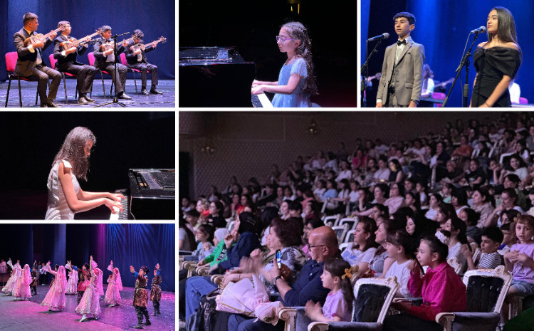 Gəncədə Uşaqların Beynəlxalq Müdafiəsi gününə həsr olunmuş möhtəşəm konsert 