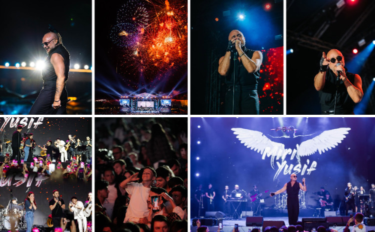 Miri Yusifin yağış altında baş tutan konserti 