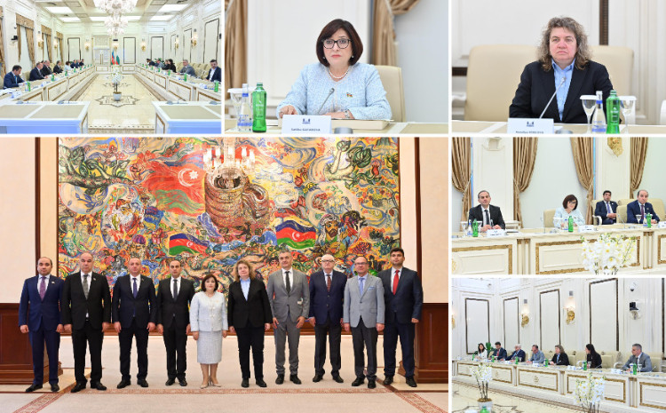 Speaker of Milli Majlis Sahiba Gafarova Meets with Speaker of National Assembly of Republic of Bulgaria 