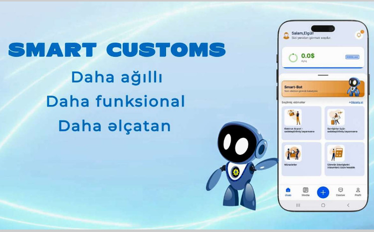 “Smart Customs” mobil tətbiqi yeni tərtibatda... 