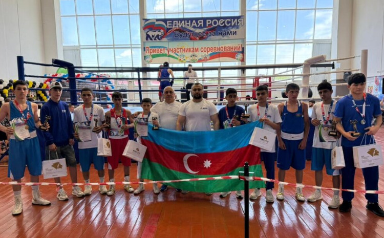 Boksçularımız beynəlxalq turnirdə 8 qızıl medal qazanıb 