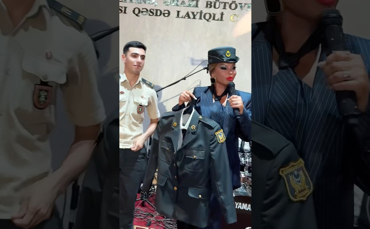 Aygün Kazımova Qurtuluş Gününü onlarla qeyd etdi - VİDEO