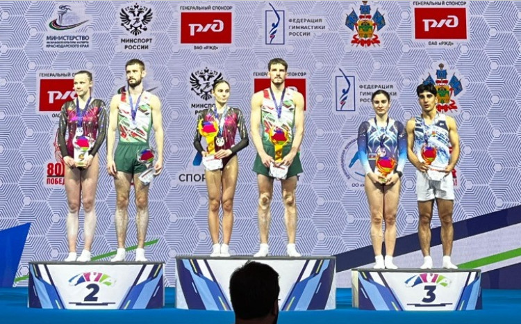 Two medals in the Synchronized program 