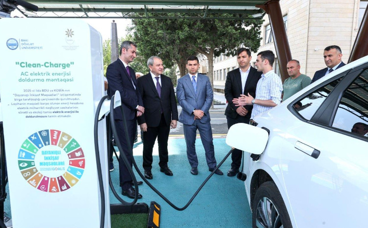 KOBİA-nın ayırdığı qrant hesabına BDU-da “EkoEnerji” məntəqəsi açılıb 