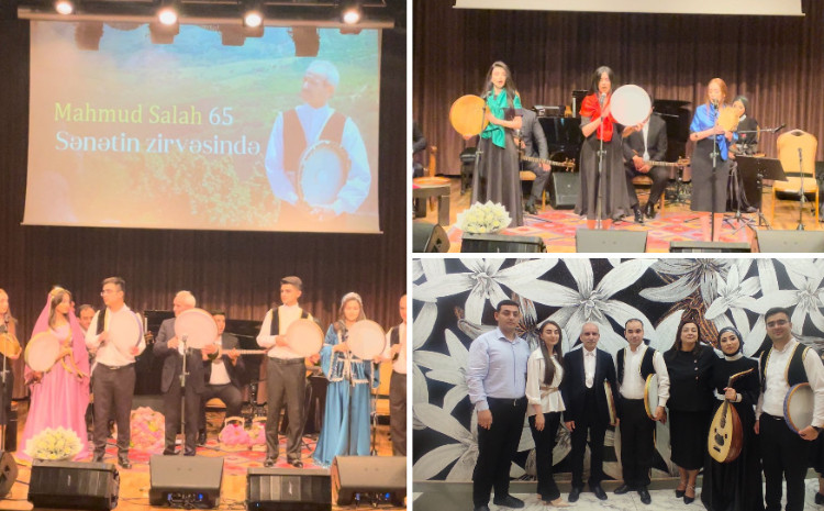 Mahmud Salahın 65 illiyinə həsr olunmuş “Sənətin Zirvəsində” adlı bədii musiqili gecə keçirilib 