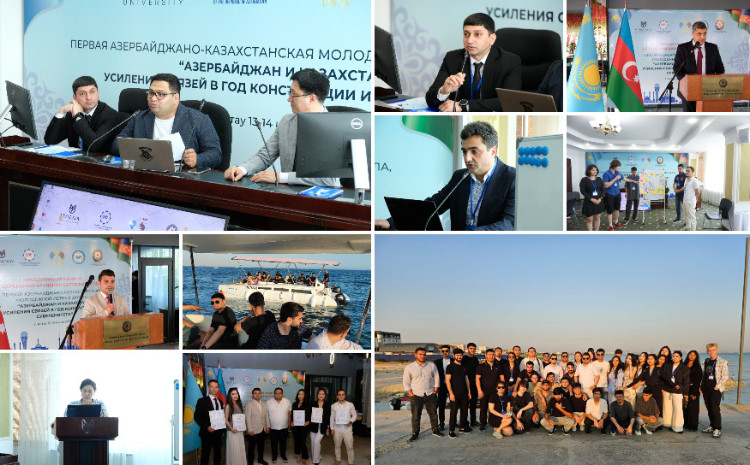 Qazaxıstanın Aktau şəhərində Birinci Azərbaycan-Qazaxıstan Yay Gənclər Məktəbini keçililib 