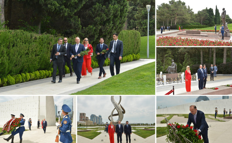 Спикер Ассамблеи Республики Северная Македония побывал в Аллее почётных захоронений и в Парке Победы 