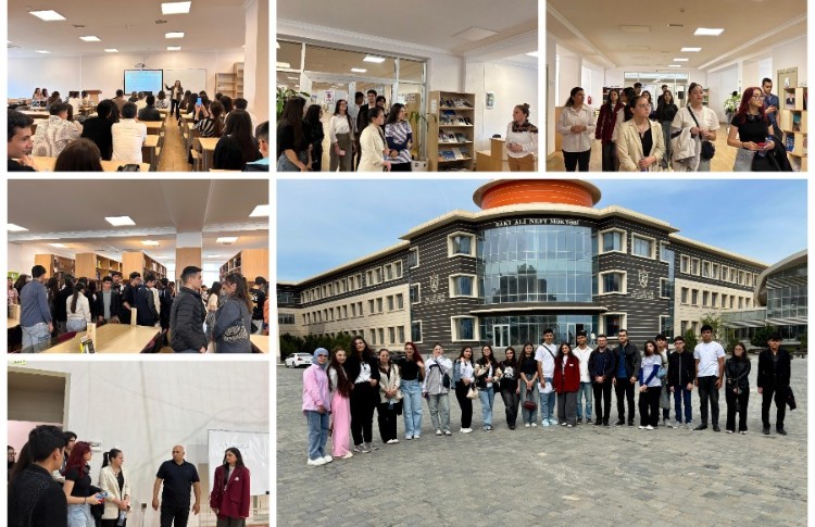 Bakı Ali Neft Məktəbinə ekskursiya təşkil olunub 