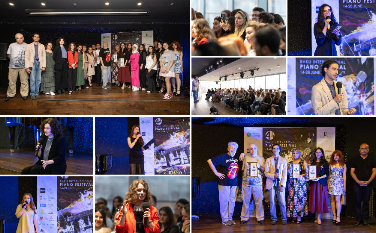 Winners of the “Literary Etude for Piano” Contest Honored at Baku Piano Festival 