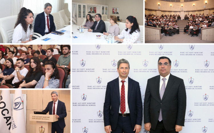BHOS Rector Elmar Gasimov Meets with DAAD Regional Director and Program Coordinator 