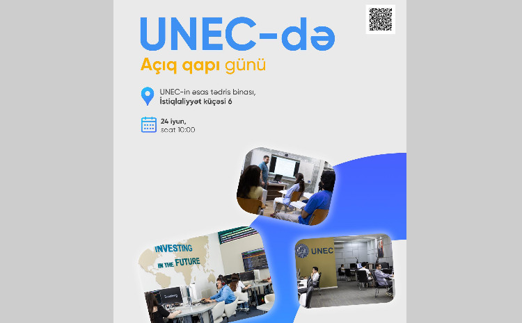 UNEC-də abituriyent və valideynlər üçün “Açıq qapı” günü keçiriləcək 