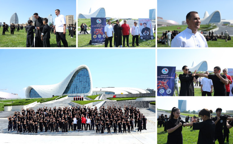 Vinq Çun Seminarı Bakıda başladı - “Yaşayan Əfsanə” Samuel Kvok açıq təlim keçdi - FOTO
