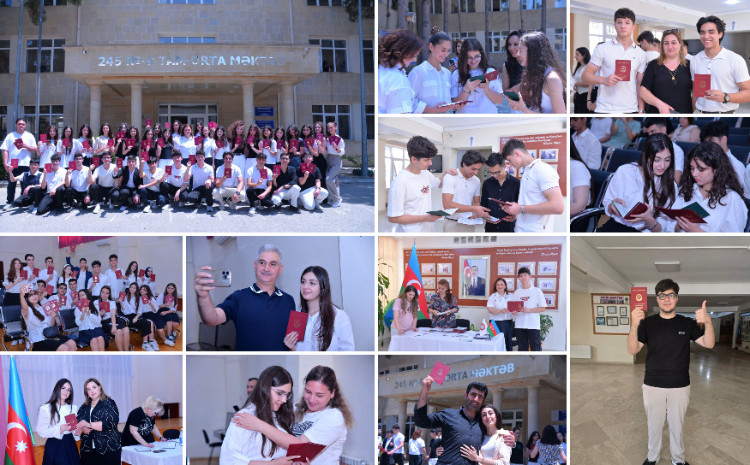 Paytaxt üzrə 2 213 nəfər məktəbi fərqlənmə attestatı ilə bitirib 