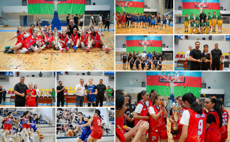U-12, U-14 və U-16 qız basketbol liqalarında mükafatçılar müəyyənləşib 