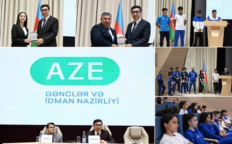 Fərid Qayıbov may ayı ərzində beynəlxalq yarışlarda uğurla çıxış etmiş idmançılarla görüşüb 