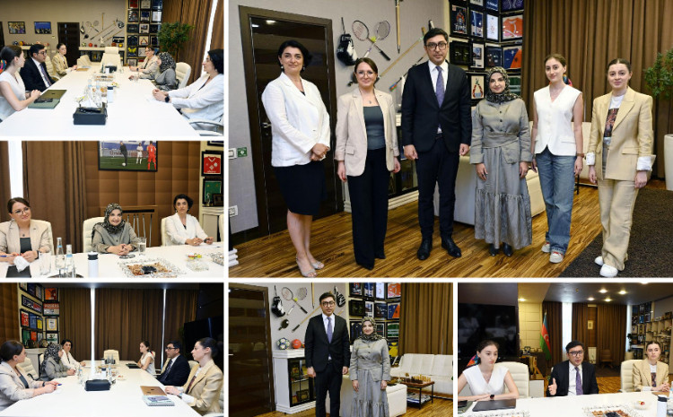 Nazir Fərid Qayıbov UNICEF nümayəndəsi Saca Faruq Abdullanı qəbul edib 