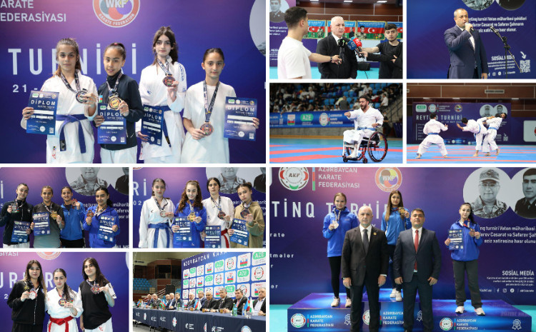 Bakıda şəhidlərin xatirəsinə həsr olunmuş karate üzrə reytinq turniri keçirilib 