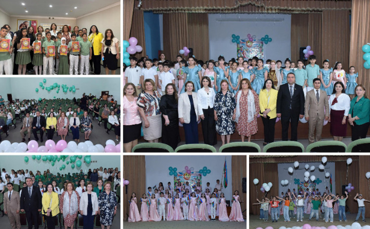 Aztəminatlı, şəhid və qazi ailələrindən olan məktəblilərə maarifləndirici kitablar və hədiyyələr təqdim olunub 