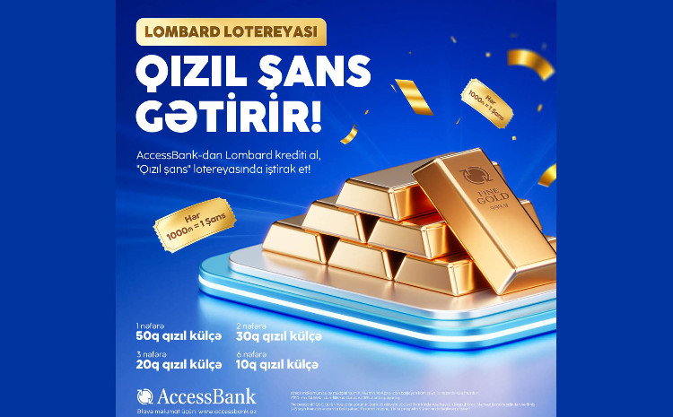 “Qızıl Şans” Lottery Continues at AccessBank! 