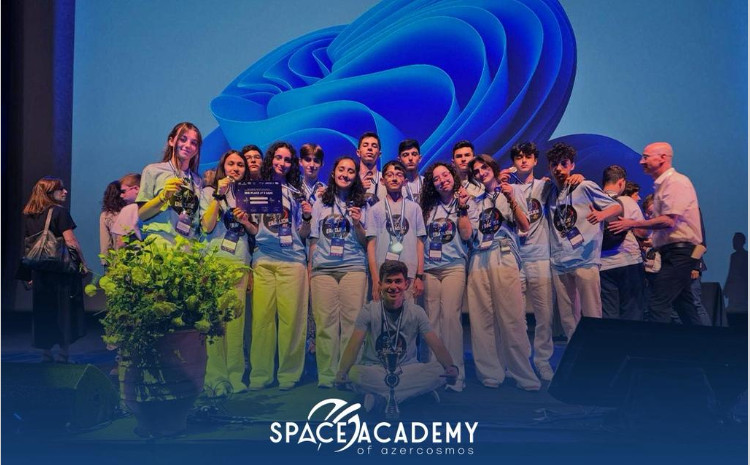 Azərbaycanlı məktəblilər Beynəlxalq Kosmik Olimpiadanın final mərhələsində 2-ci yerə layiq görülüb 