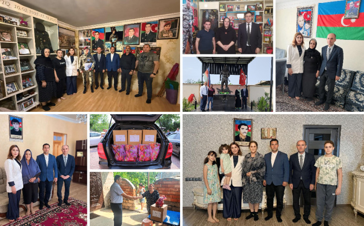 Naxçıvan Şəhər İcra Hakimiyyətində Qurban bayramı ilə əlaqədar olaraq bayram sovqatı paylanıb 