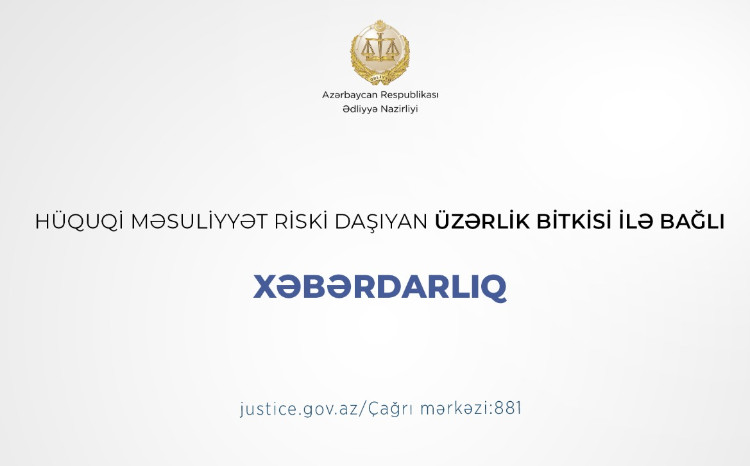Hüquqi məsuliyyət riski daşıyan üzərlik bitkisi ilə bağlı xəbərdarlıq 