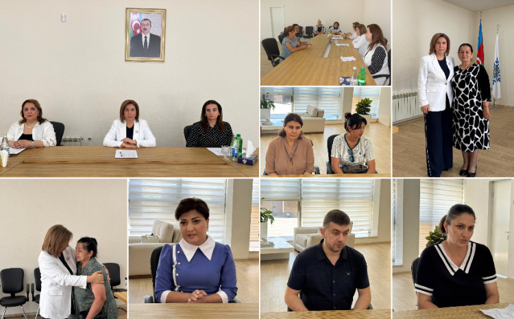 Bahar Muradova Balakən rayonunda vətəndaşları qəbul edib 