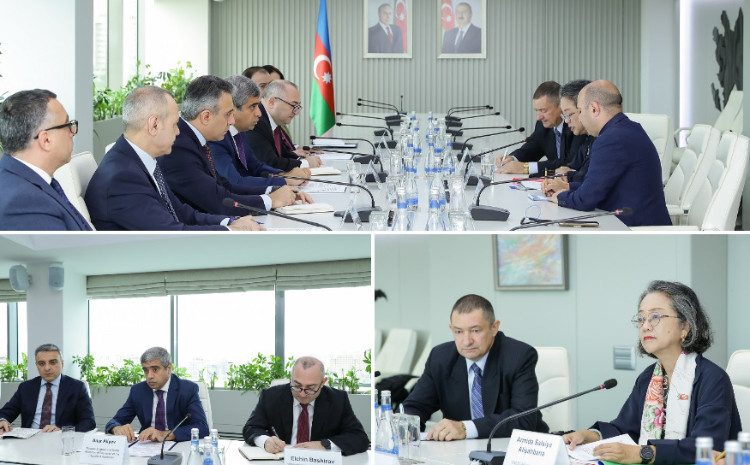 Nazirlikdə UNESCAP-ın nümayəndə heyəti ilə görüş olub 