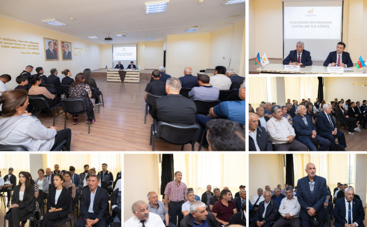 Комитет КСО ЗАО “AzerGold” провел очередную встречу с жителями Дашкесана 