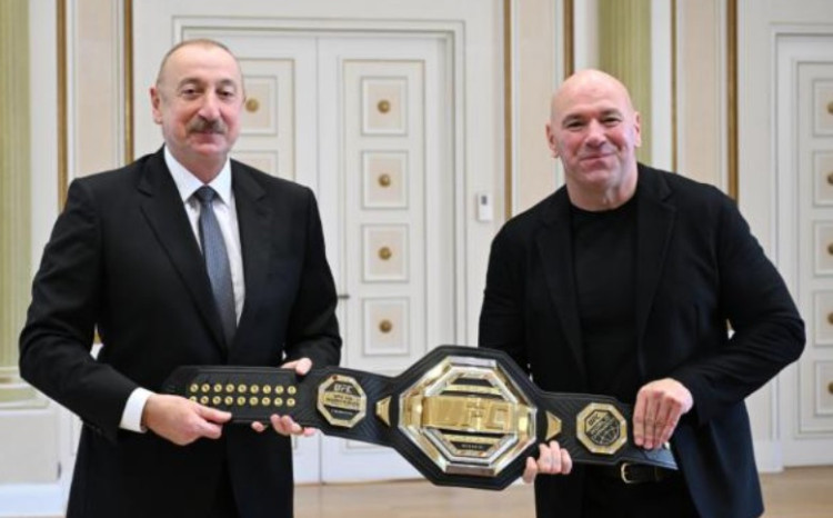 İlham Əliyev UFC prezidentini qəbul etdi 