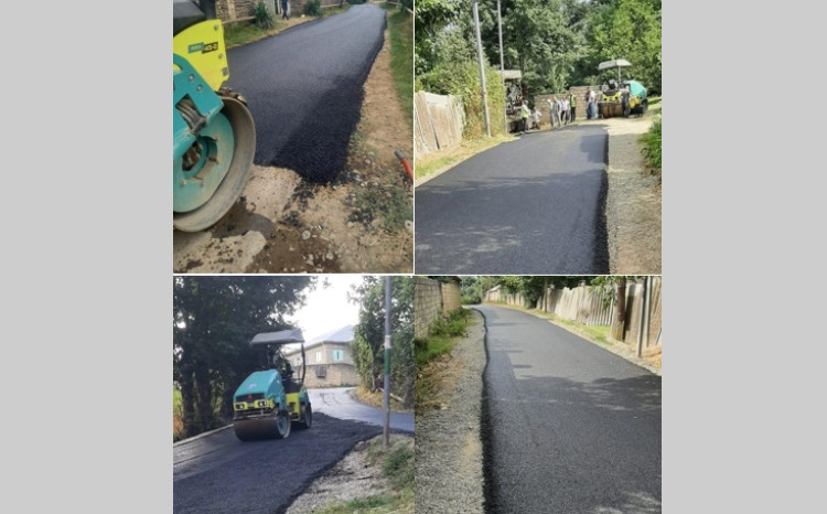 Masallı rayonunda kənddaxili yollarda təmir işləri davam etdirilir 
