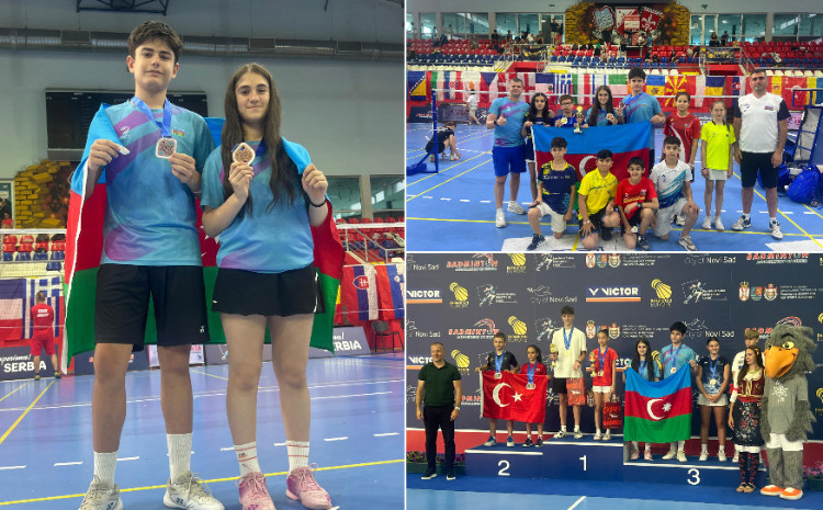 Azərbaycan badmintonçuları “Serbian Youth International 2025”də fərqləndi 