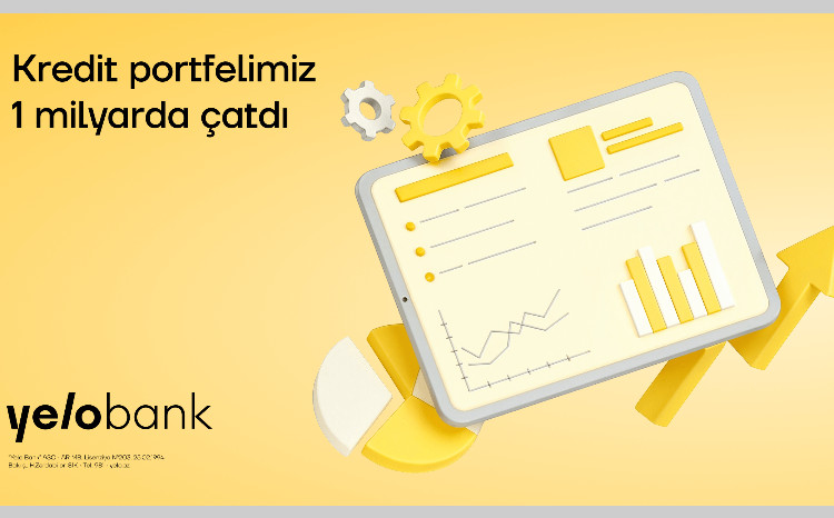 Yelo Bank sets a new record: loan portfolio reaches 1 billion manat! 