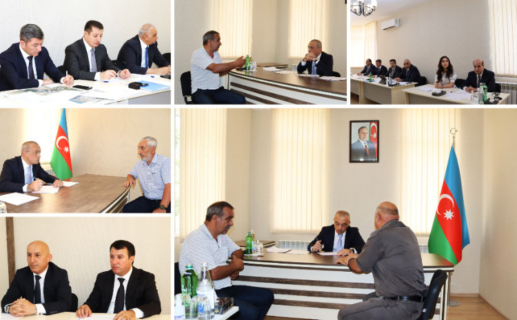 Azərbaycan Dövlət Su Ehtiyatları Agentliyinin sədri Xızı rayonunda vətəndaşlarla görüşüb 