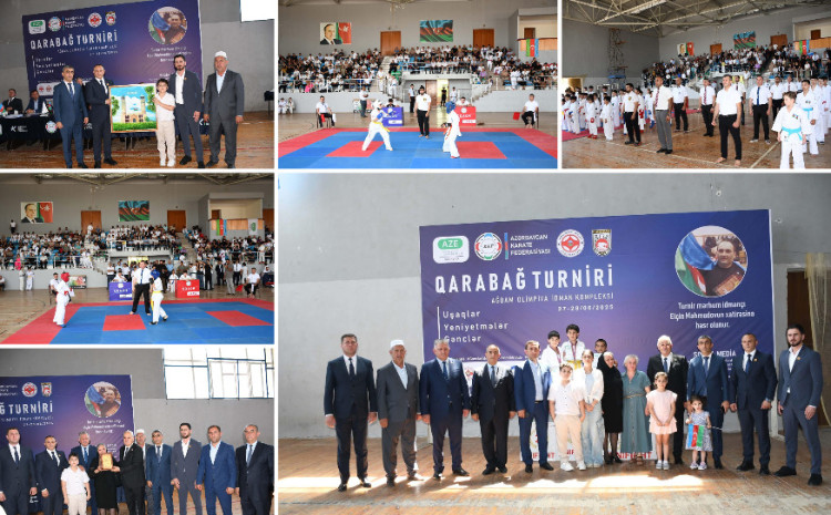 Ağdamda mərhum idmançı Elçin Mahmudovun xatirəsinə həsr olunmuş karate üzrə Qarabağ  turniri keçirilib 