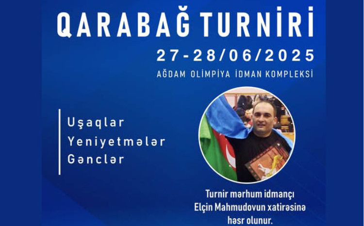 Ağdamda mərhum idmançı Elçin Mahmudovun xatirəsinə karate turniri keçiriləcək 
