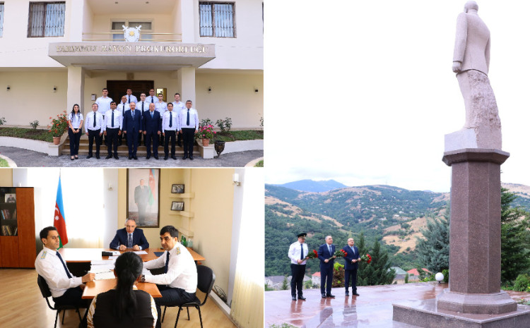 Baş prokuror Yardımlı rayonunda vətəndaşları qəbul edib 