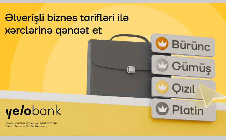 Новые тарифные пакеты для предпринимателей от Yelo Bank 