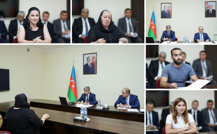 Nazir Anar Əliyev Daşkəsəndə vətəndaşları qəbul edib 