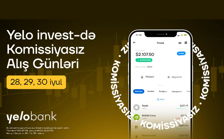 В Yelo Invest стартовали «Дни покупок без комиссии»! 