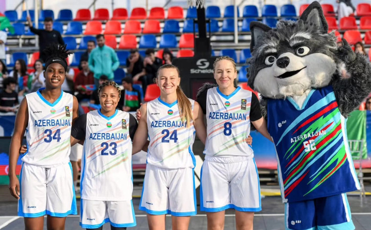 Qadın 3x3 basketbol millimiz Sumqayıt mərhələsinə qələbə ilə başladı 