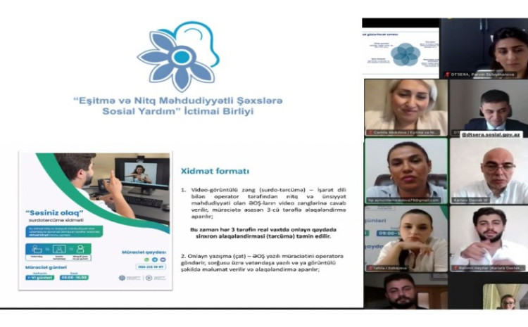 QHT sədri Cəmilə Abdulova “Səsiniz olaq!” layihəsini dəstəkləyir 