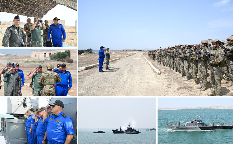 В ВМС Азербайджана проведены тактические учения с боевой стрельбой - ВИДЕО