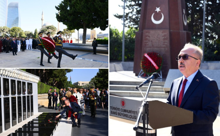 Bakıda Türk şəhidliyi ziyarət edilib 