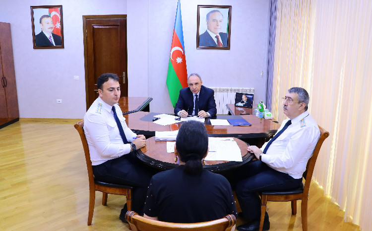 Baş prokuror paytaxtın Xətai rayonunda vətəndaşları qəbul edib 