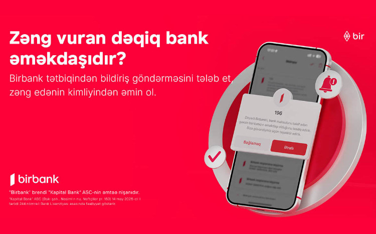 Kapital Bank делает следующий шаг в борьбе с кибермошенничеством: вы сможете проверить, является ли звонящий сотрудником банка 